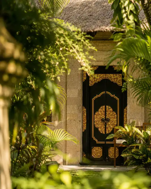Traditional Balinese architecture at Bali Agung Village