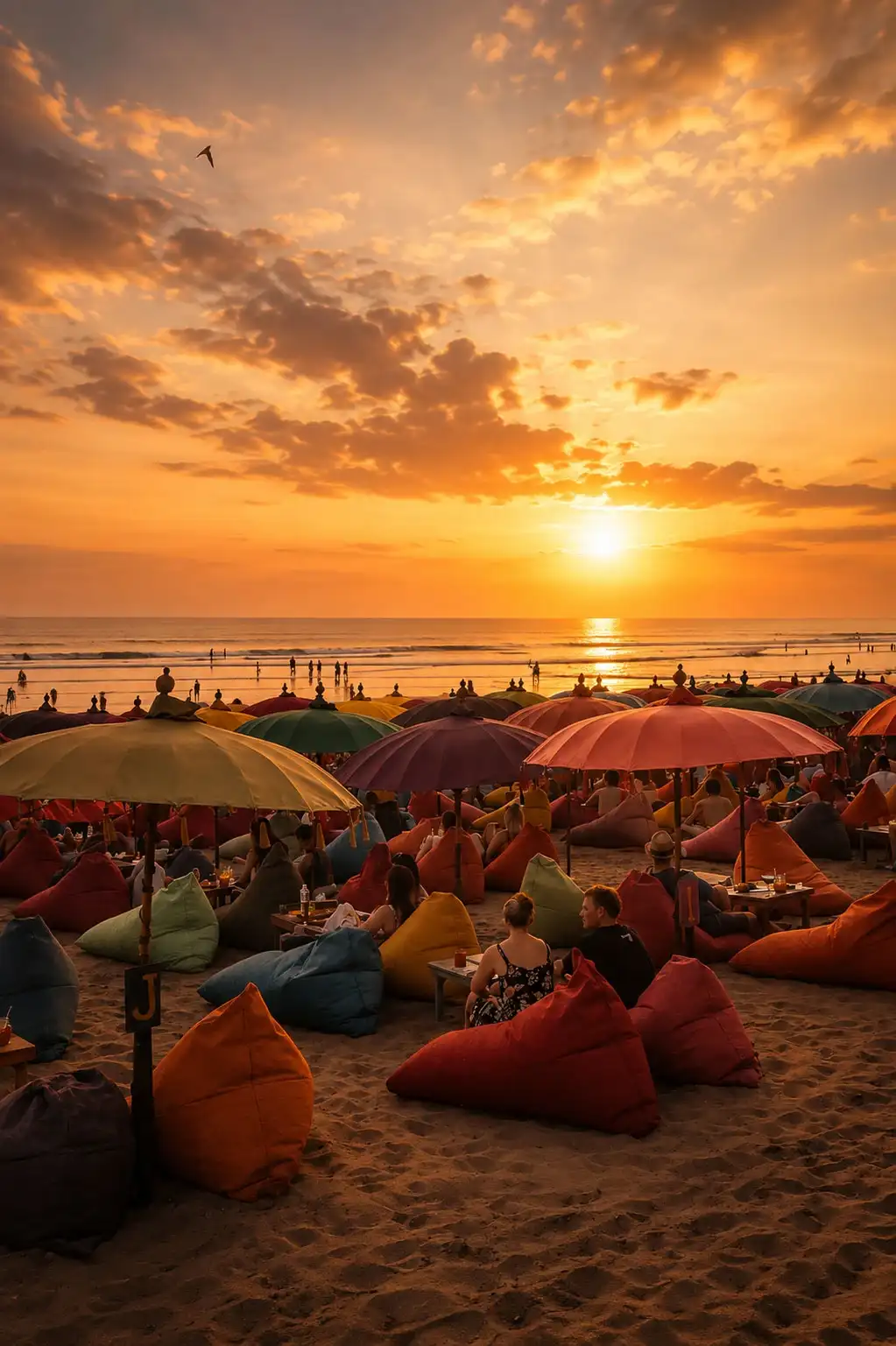 Walking distance to Seminyak Beach from Bali Agung Village